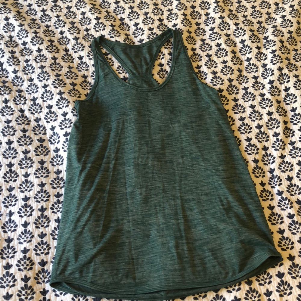 Lululemon teal singlet